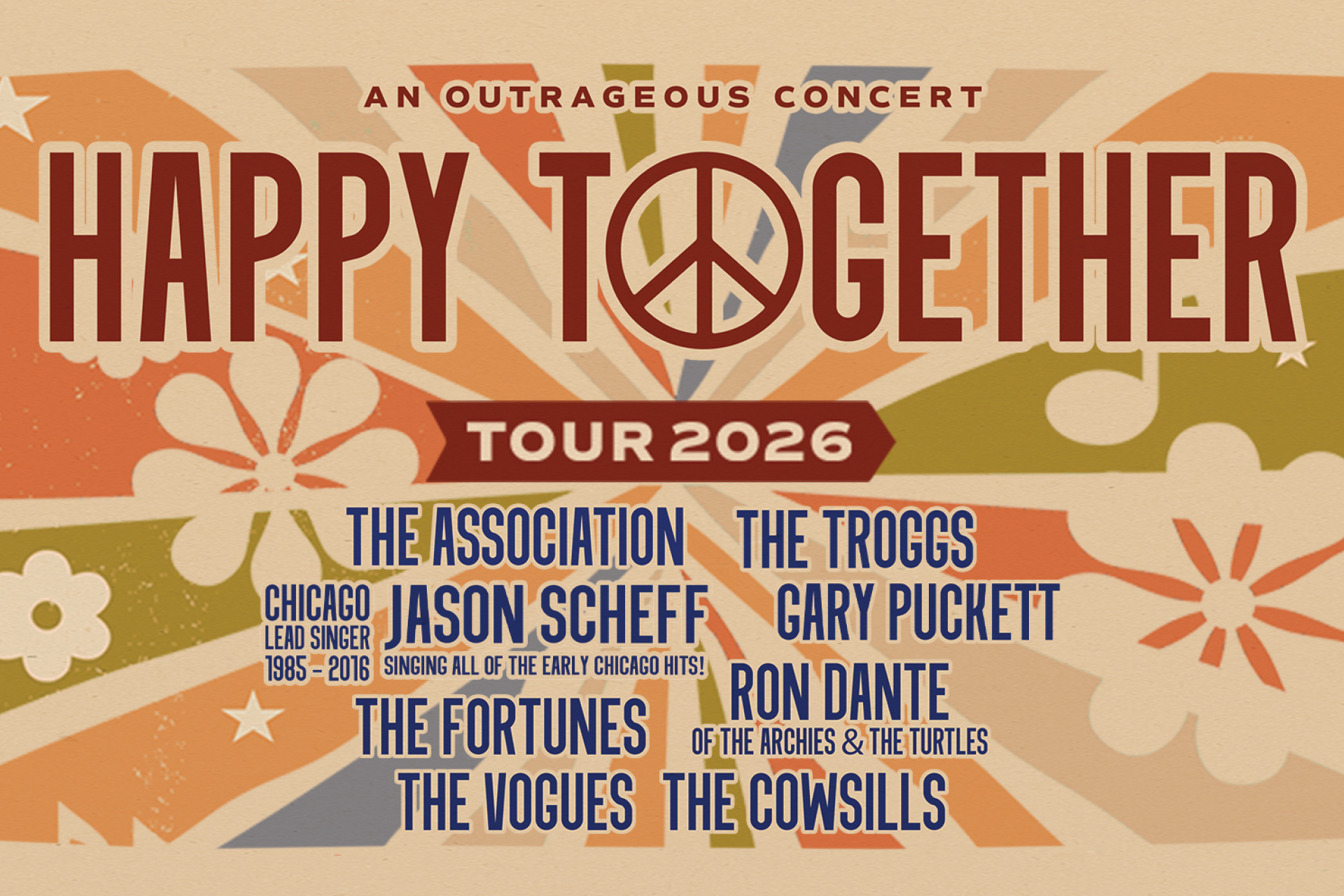 Happy Together Tour 2026 at the Effingham Performance Center