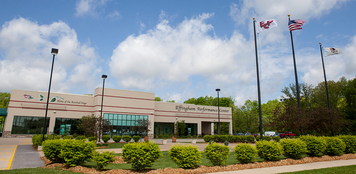 an exterior view of the Effingham Performance Center