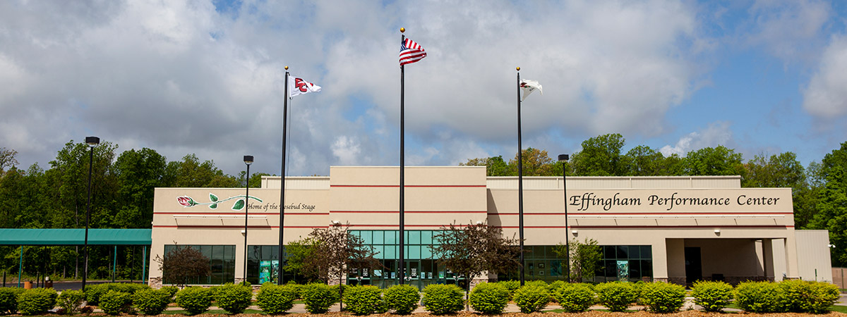 exterior view of The Effingham Performance Center
